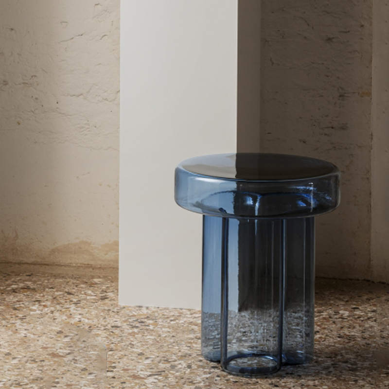 miniforms "Soda" Side table Blue grey