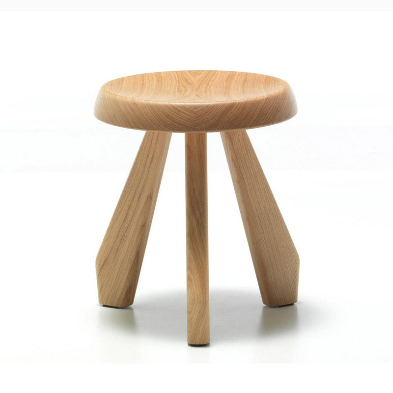 Cassina "523 Tabouret Méribel" Oak Natural